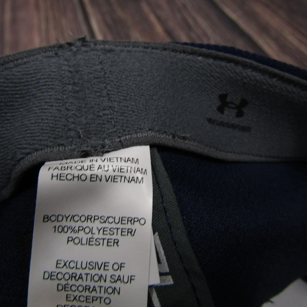 Under Armour NWT Mens‎ Hat Blitzing 3.0 Medium/Large Blue Fitted Golf Athletic